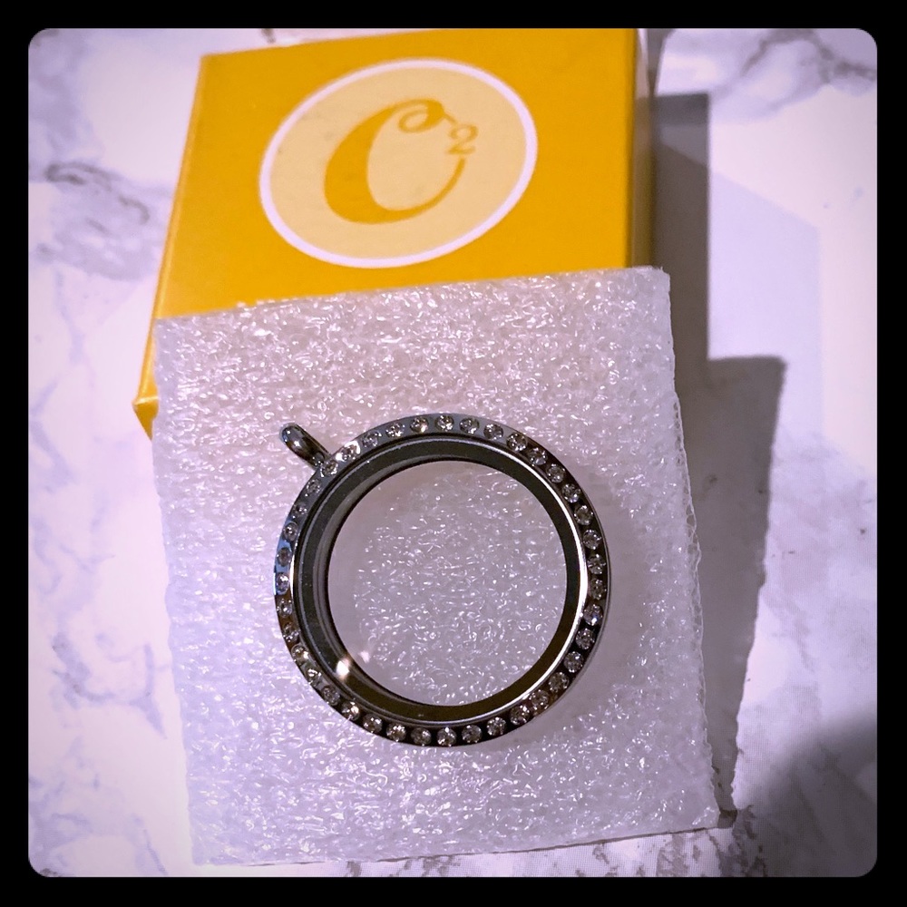 Origami Owl large living hinge locket - Picture 1 of 4